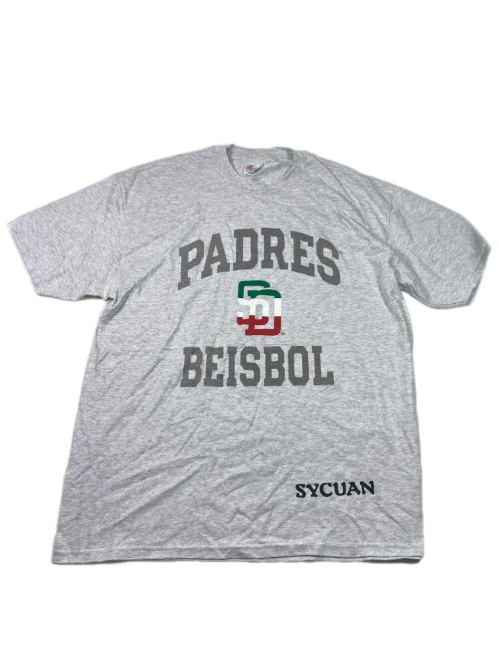 Vintage San Diego Padres Beisbol Mexico T Shirt XL MLB Baseball Stedman Hanes